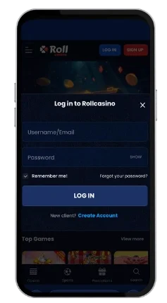 RollCasino casino login